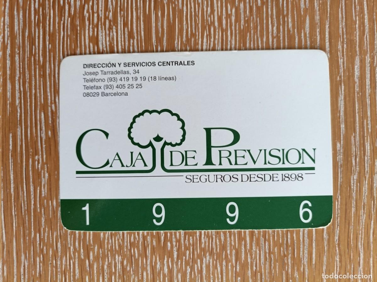 Collezionismo Calendari: CALENDARIO BOLSILLO - A&Ntilde;O 1996 mod. 1 - CAJA DE PREVISI&Oacute;N - SEGUROS