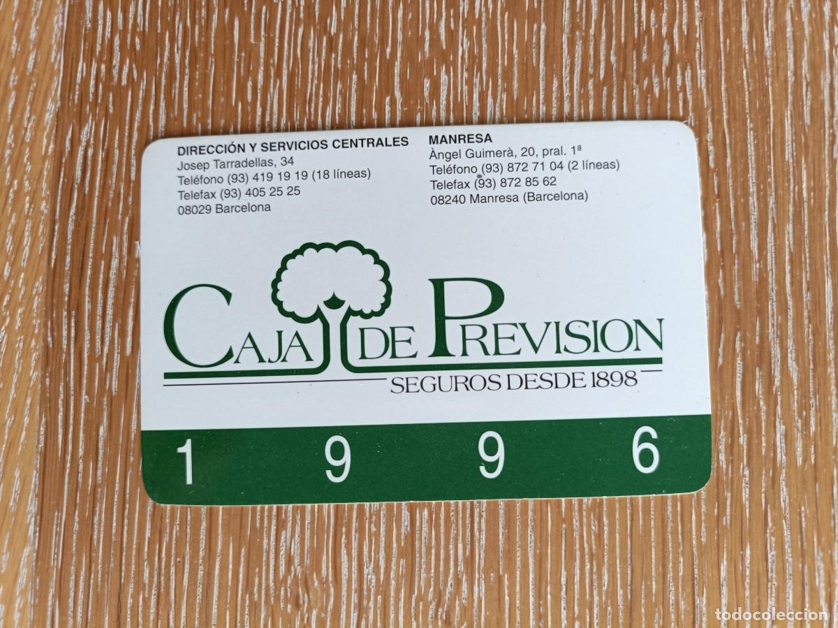 Collezionismo Calendari: CALENDARIO BOLSILLO - A&Ntilde;O 1996 mod. 2 - CAJA DE PREVISI&Oacute;N - SEGUROS