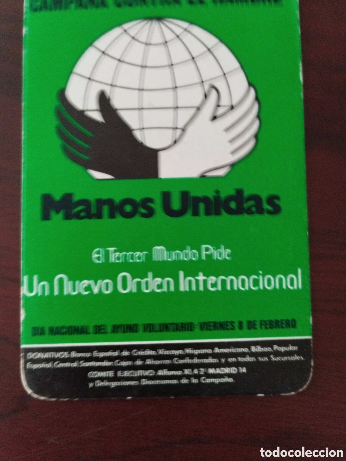 Collectables Calendars: Calendario manos unidas a&ntilde;o 1980