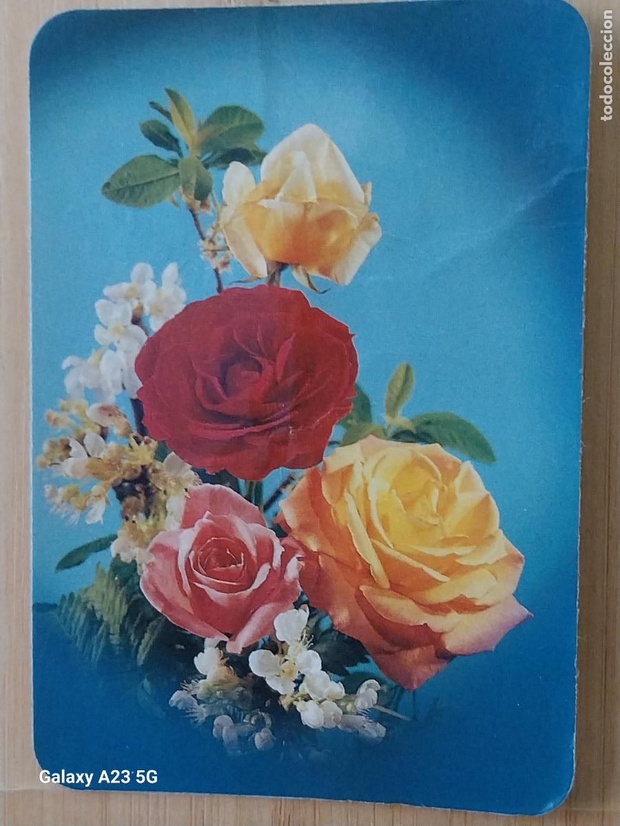 Coleccionismo calendarios: FLORES CALENDARIO A&Ntilde;O 1990 *+* PUBLI DE FRUTOS DECORACI&Oacute;N TORREJON ARDOZ REF WCB 405
