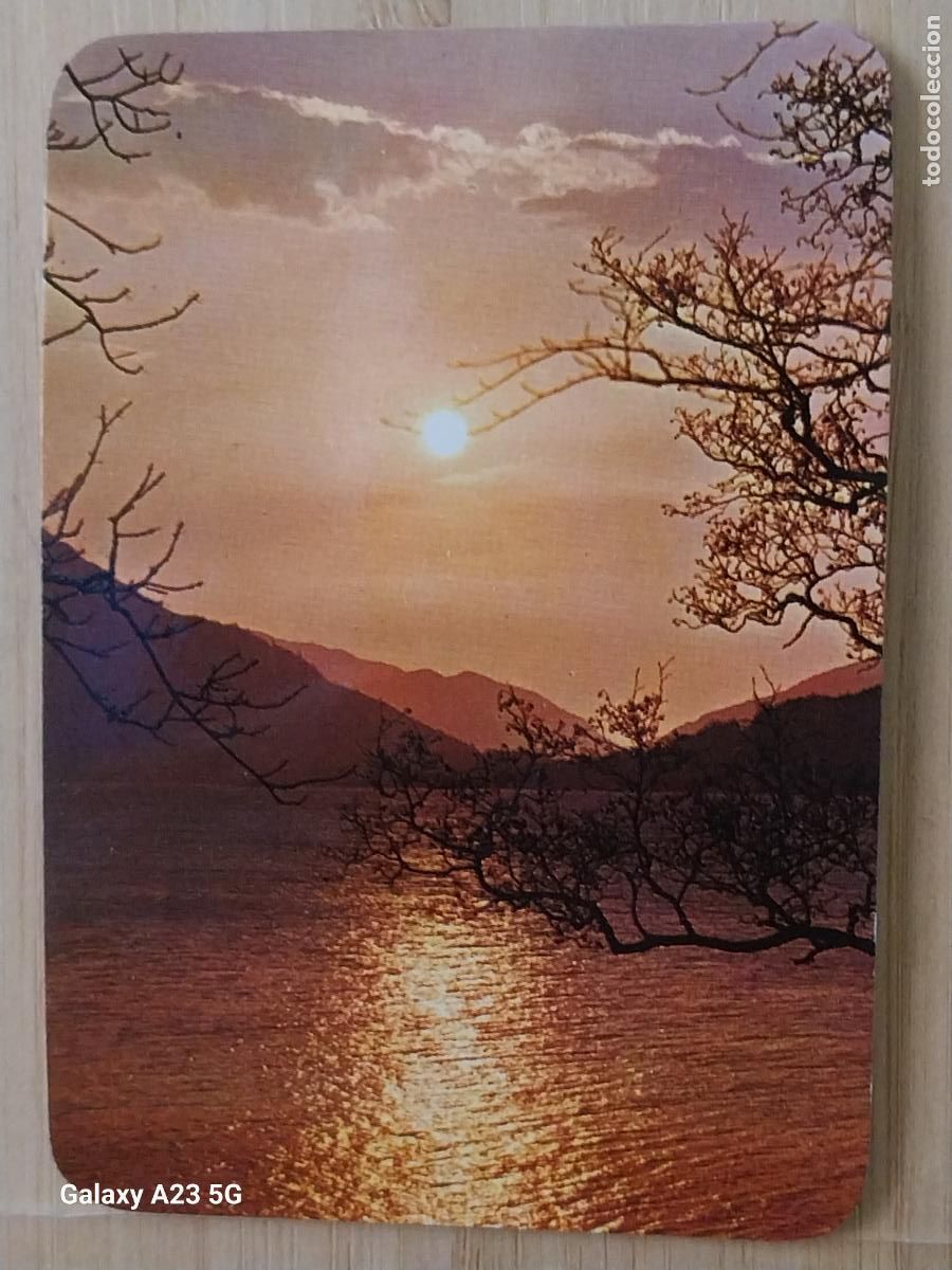 Coleccionismo calendarios: ATARDECER PAISAJE CALENDARIO A&Ntilde;O 1987 *+* PUBLI DE FRUTOS DECORACI&Oacute;N TORREJON ARDOZ REF DLB 1799