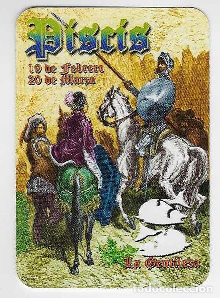 Coleccionismo calendarios: CALENDARIO DE BOLSILLO SERIE EDIJAR A&Ntilde;O 2004 HOR&Oacute;SCOPOS - PISCIS - SIN PUBLICIDAD - VER FOTO REVERSO