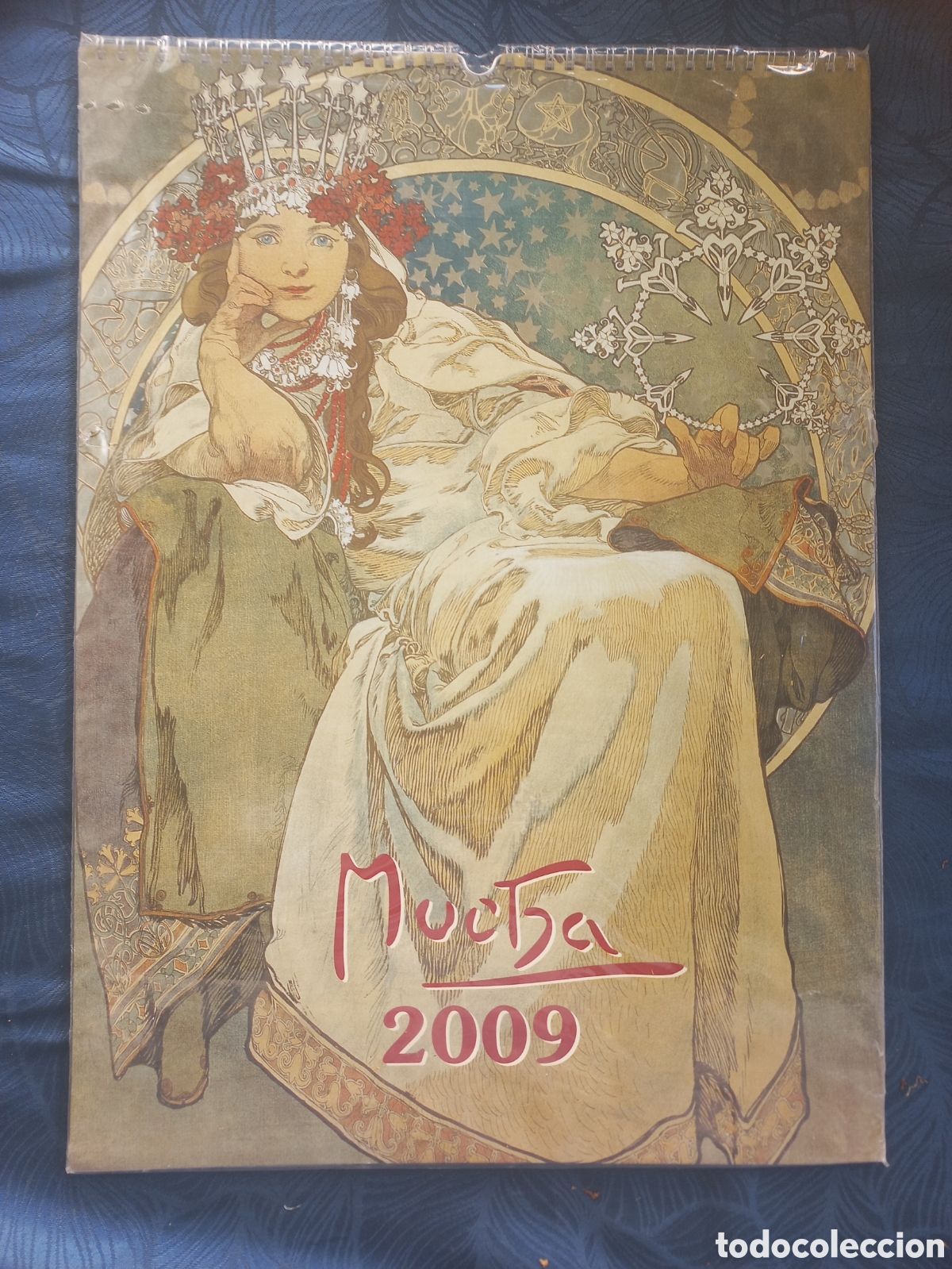 Coleccionismo calendarios: Calendario ALPHONSE MUCHA 2009 &ndash; Art Nouveau &ndash; Presco Group &ndash; Precintado/Nuevo