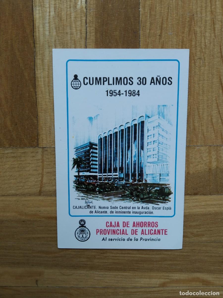 Colecionismo Calend&aacute;rios: CALENDARIO DE BANCOS Y CAJAS. CAJA DE AHORROS PROVINCIAL DE ALICANTE A&Ntilde;O 1984. VER FOTOS