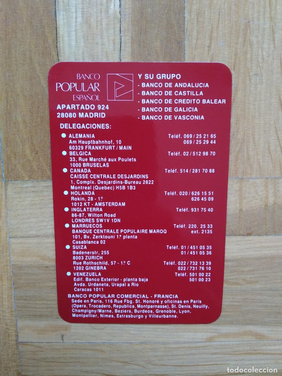 Collectables Calendars: CALENDARIO DE BANCOS Y CAJAS BANCO POPULAR ESPA&Ntilde;OL A&Ntilde;O 1995 VER FOTOS