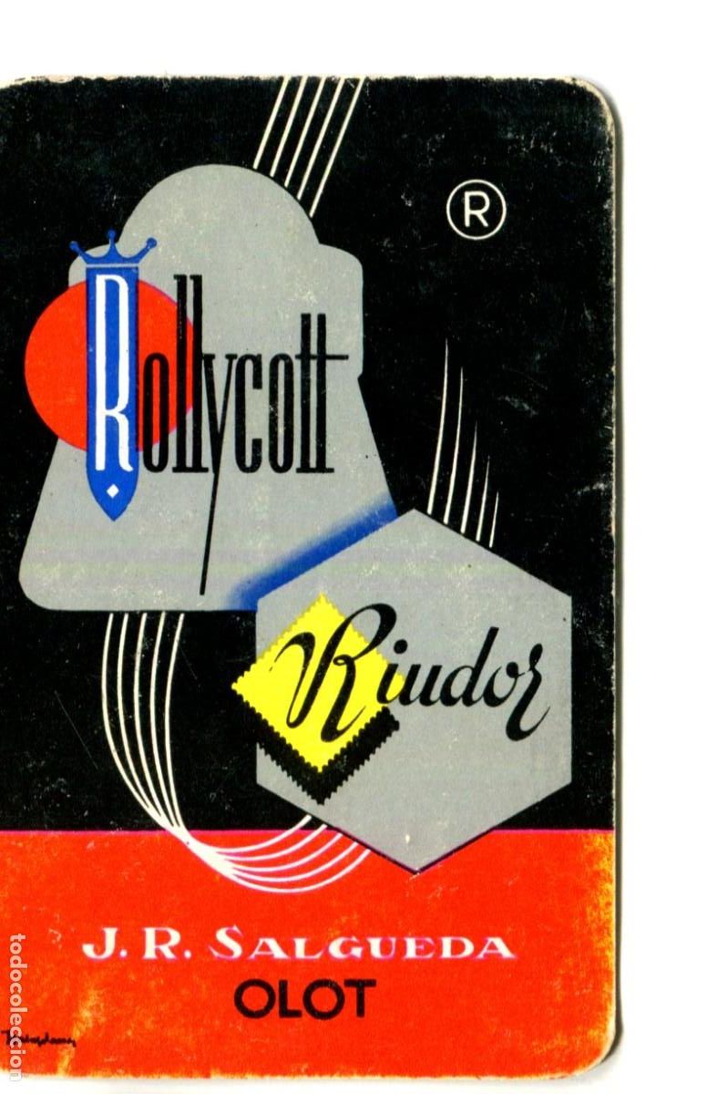 Coleccionismo calendarios: CALENDARIO FABRICA DE GENEROS DE PUNTO - J.R SALGUEDA - ROLLYCOTT RIUDOR A&Ntilde;O 1963 OLOT