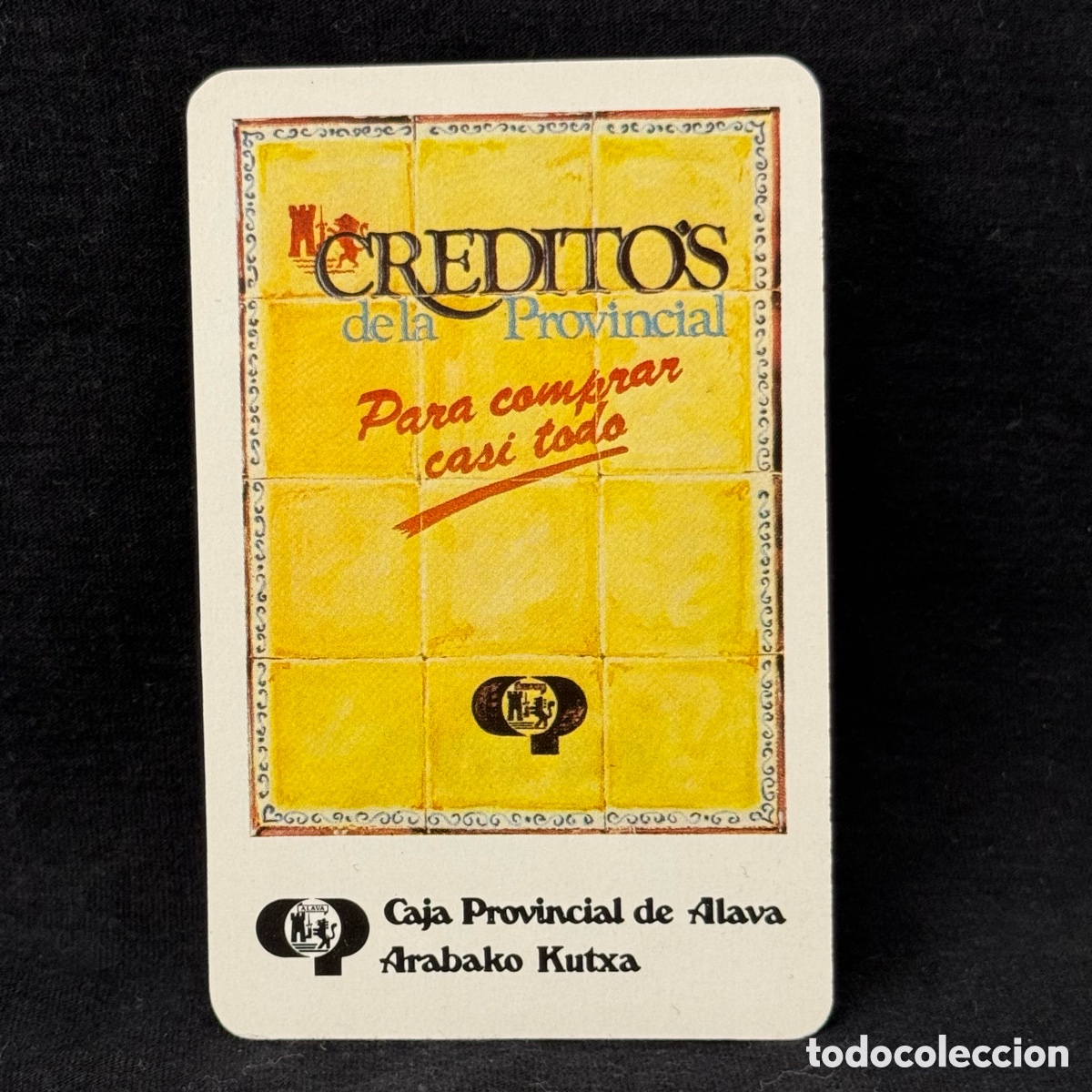 Colecionismo Calend&aacute;rios: CALENDARIO BOLSILLO FOURNIER 1983 CAJA PROVINCIAL ALAVA