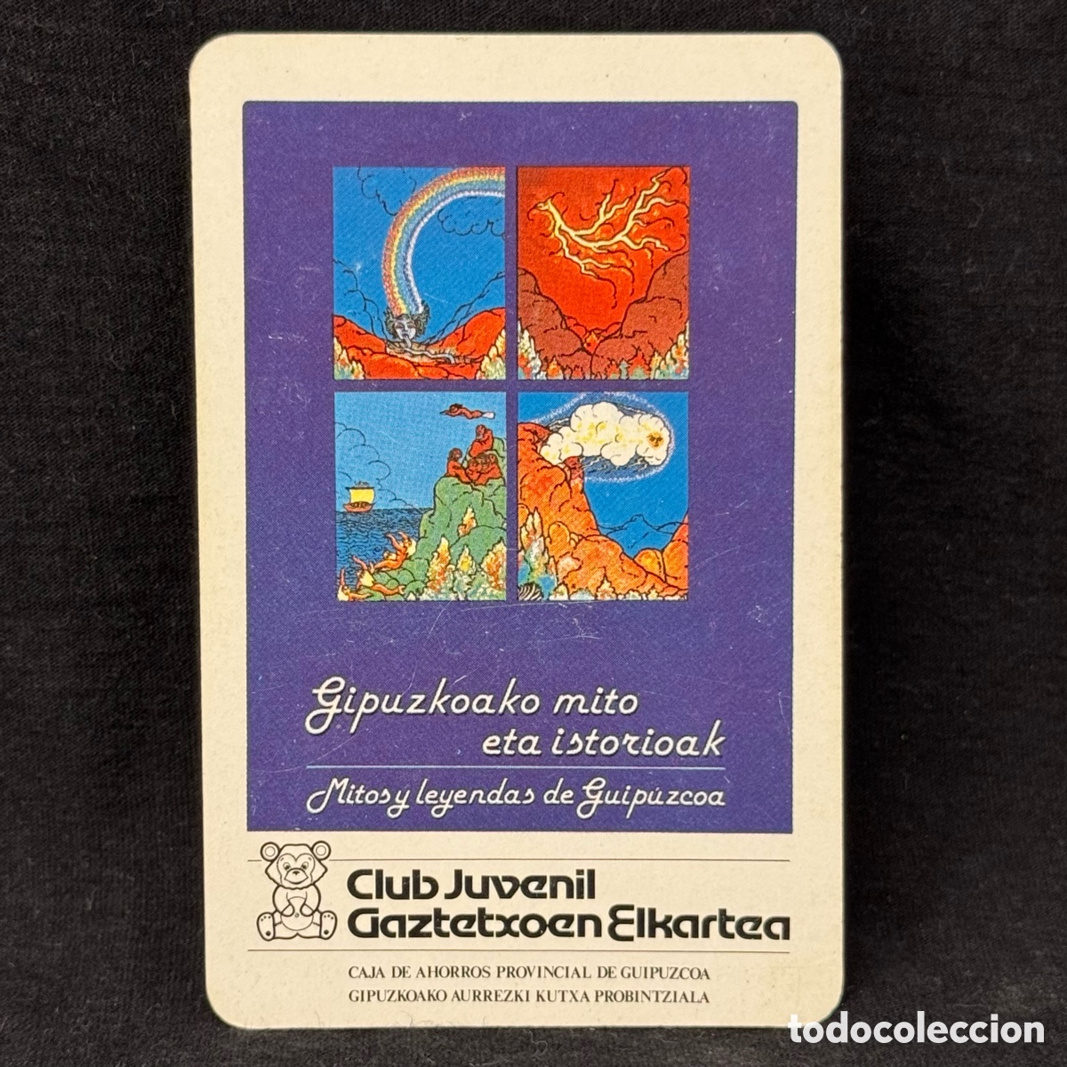 Colecionismo Calend&aacute;rios: CALENDARIO BOLSILLO FOURNIER 1981 CAJA AHORROS GUIPUZCOA CLUB JUVENIL