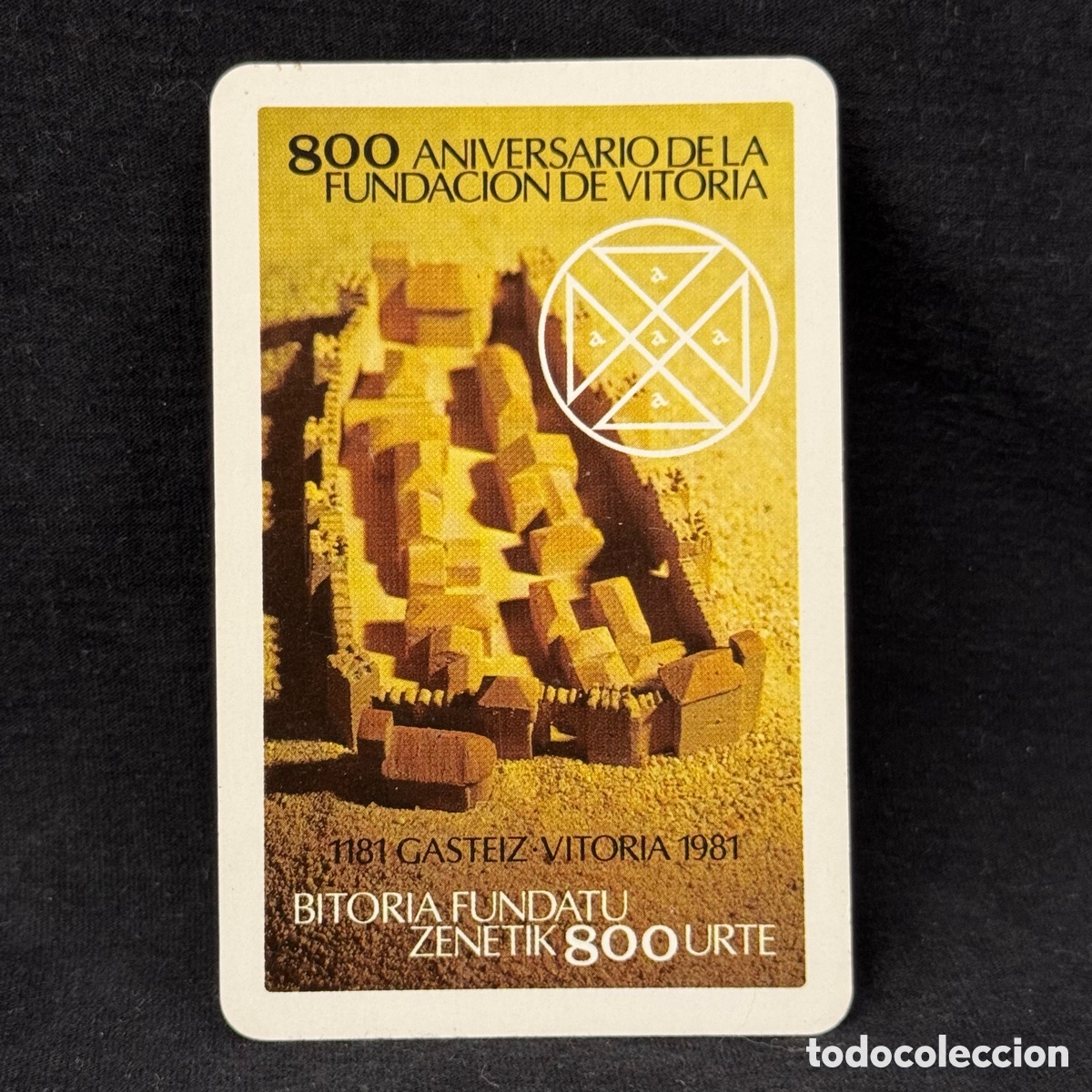 Sammeln von Kalendern: CALENDARIO BOLSILLO FOURNIER 1981 800 FUNDACION CIUDAD DE VITORA