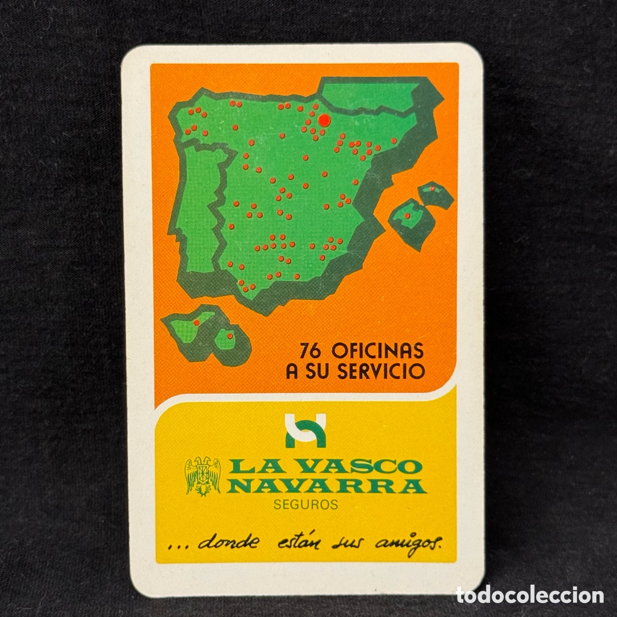 Sammeln von Kalendern: CALENDARIO BOLSILLO FOURNIER 1981 SEGUROS LA VASCO NAVARRA