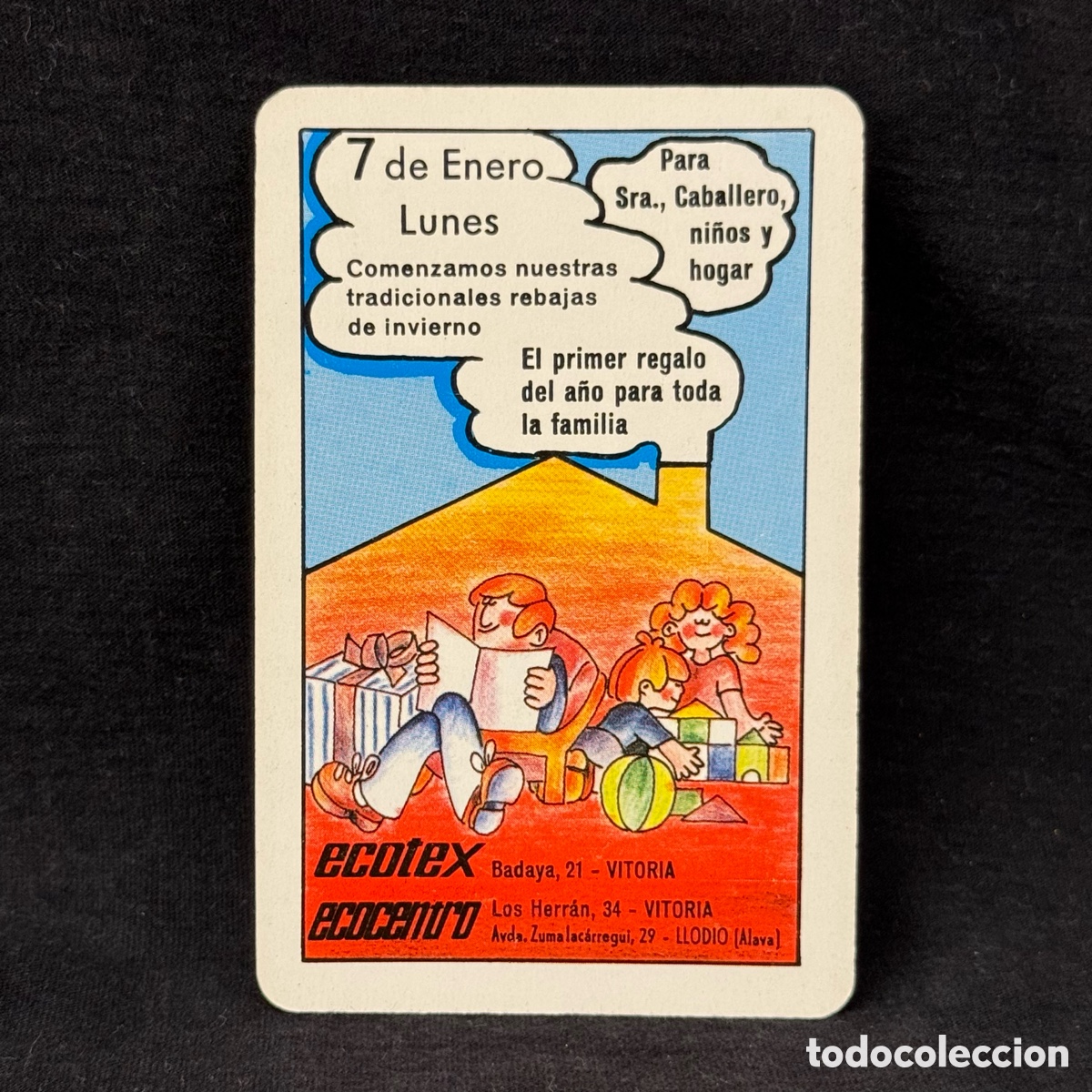 Sammeln von Kalendern: CALENDARIO BOLSILLO FOURNIER 1980 ECOTEX ECOCENTRO VITORIA LLODIO