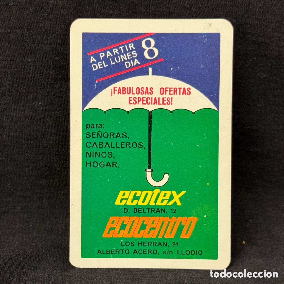 Sammeln von Kalendern: CALENDARIO BOLSILLO FOURNIER 1979 ECOTEX ECOCENTRO VITORIA LLODIO