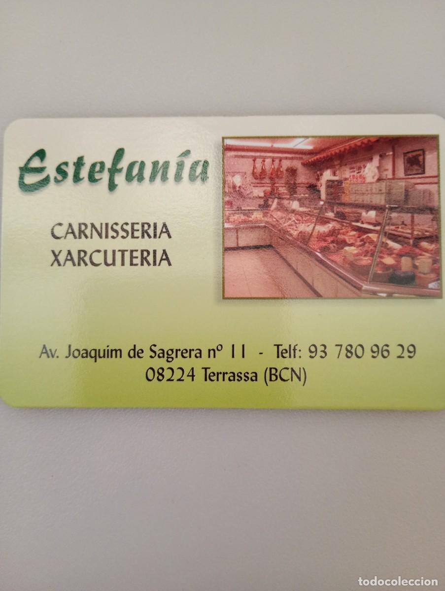 Coleccionismo calendarios: Calendario 2009 Publicidad CARNICERIA CHARCUTERIA ESTEFANIA TERRASSA