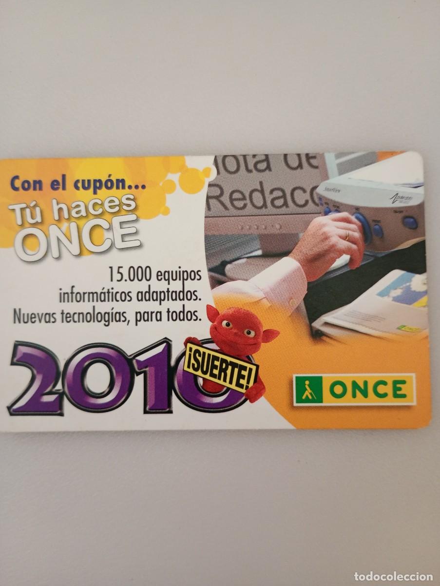 Coleccionismo calendarios: Calendario 2010 Publicidad ONCE