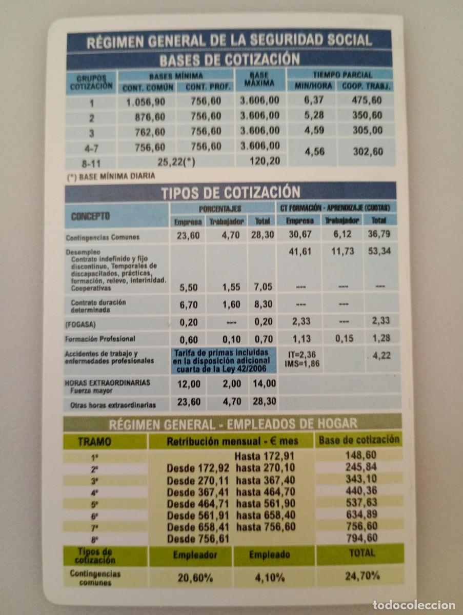 Coleccionismo calendarios: Calendario 2015 Publicidad TESORER&Iacute;A GENERAL SEGURIDAD SOCIAL