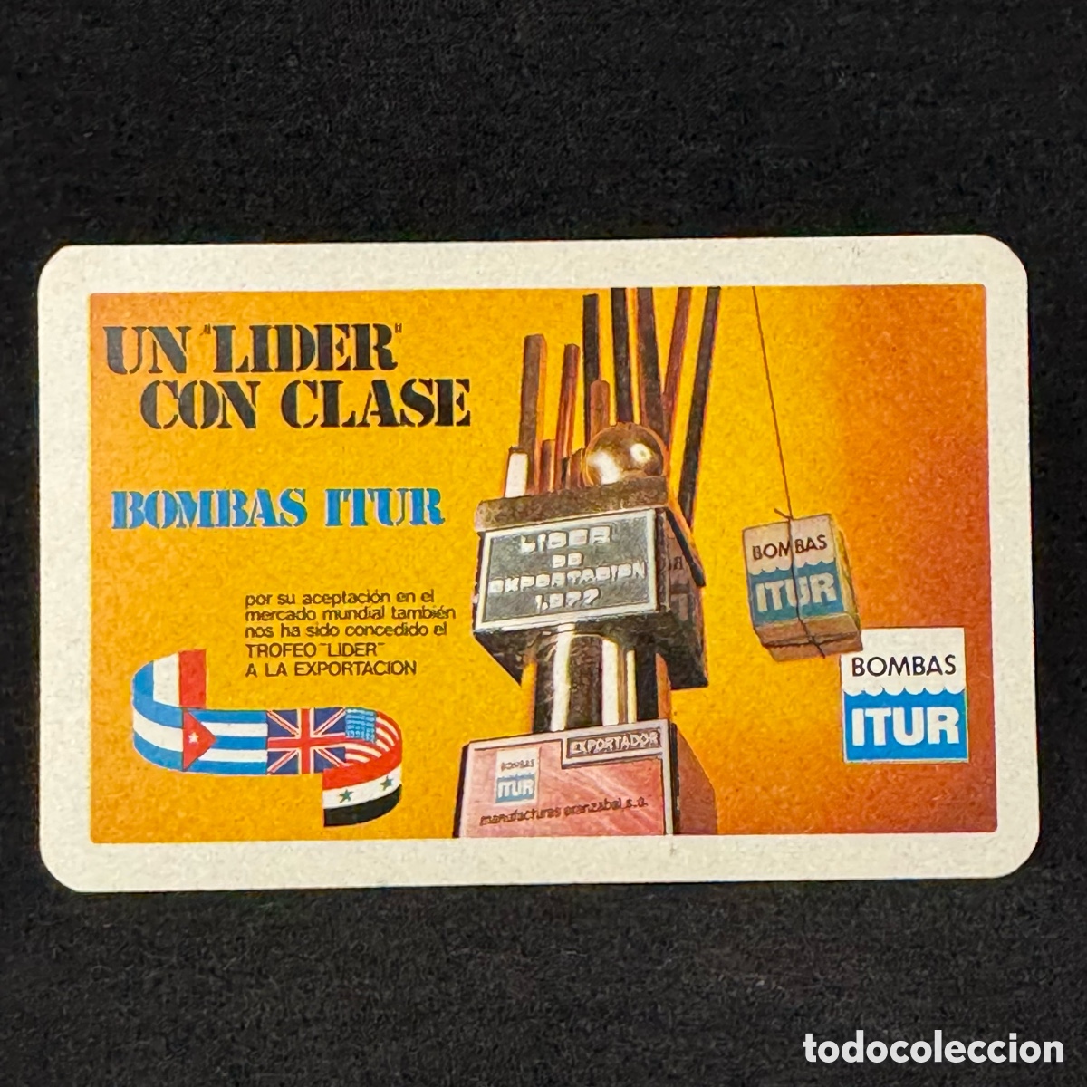 Collezionismo Calendari: CALENDARIO BOLSILLO FOURNIER 1979 BOMBAS ITUR