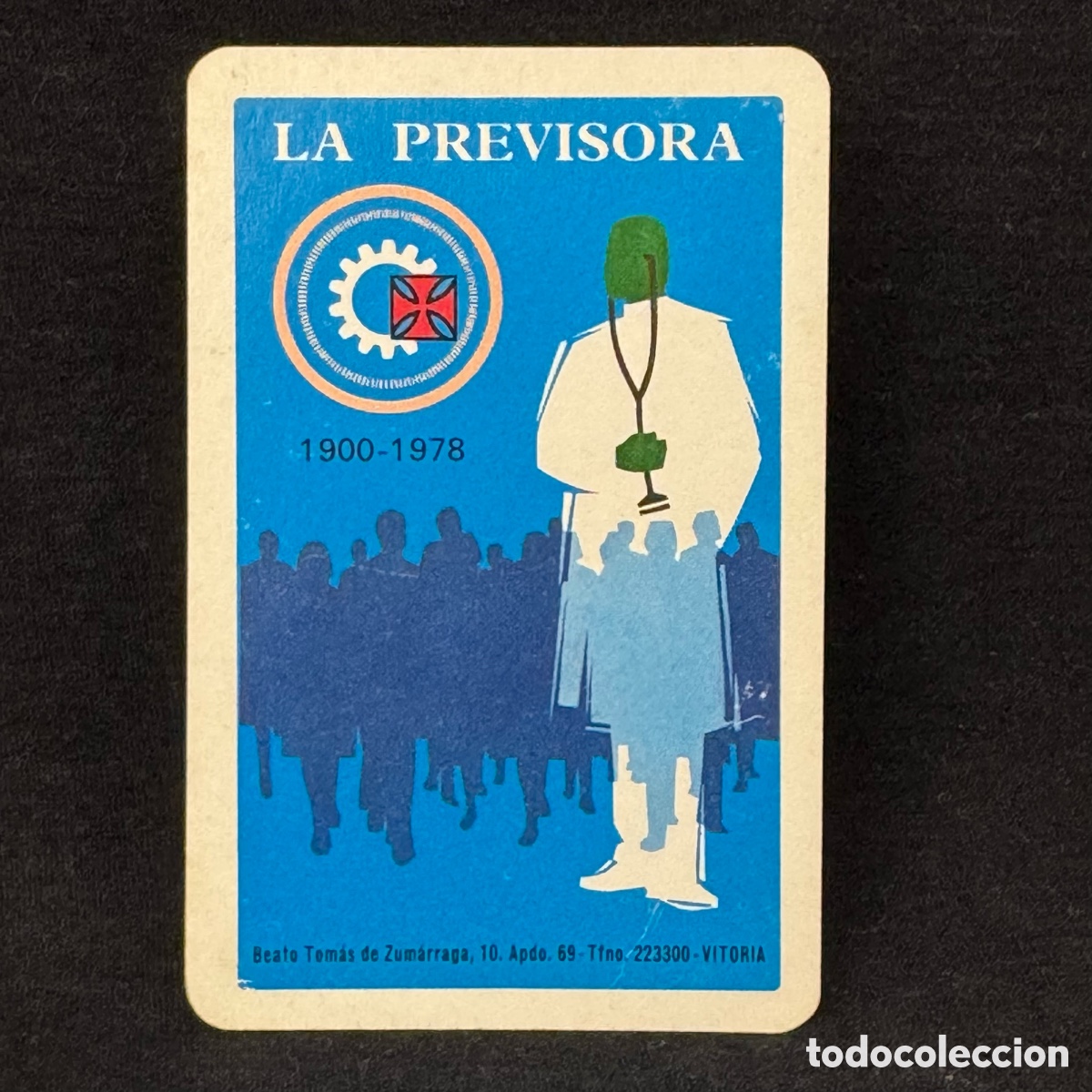 Collezionismo Calendari: CALENDARIO BOLSILLO FOURNIER 1978 LA PREVISORA VITORIA