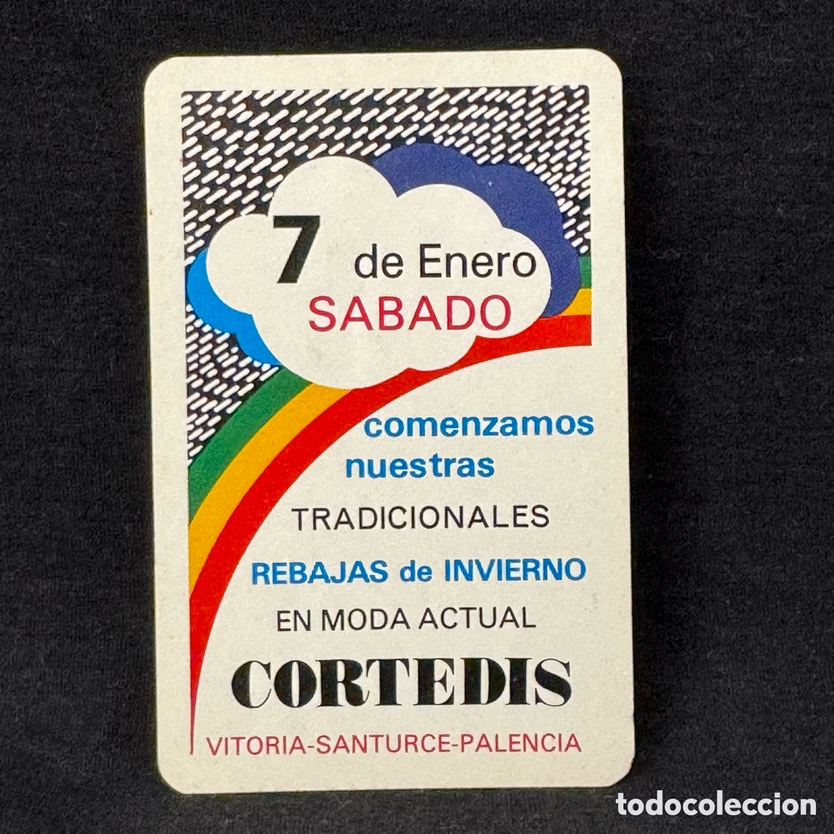 Collezionismo Calendari: CALENDARIO BOLSILLO FOURNIER CORTEDIS VITORIA SANTURCE PALENCIA 1978