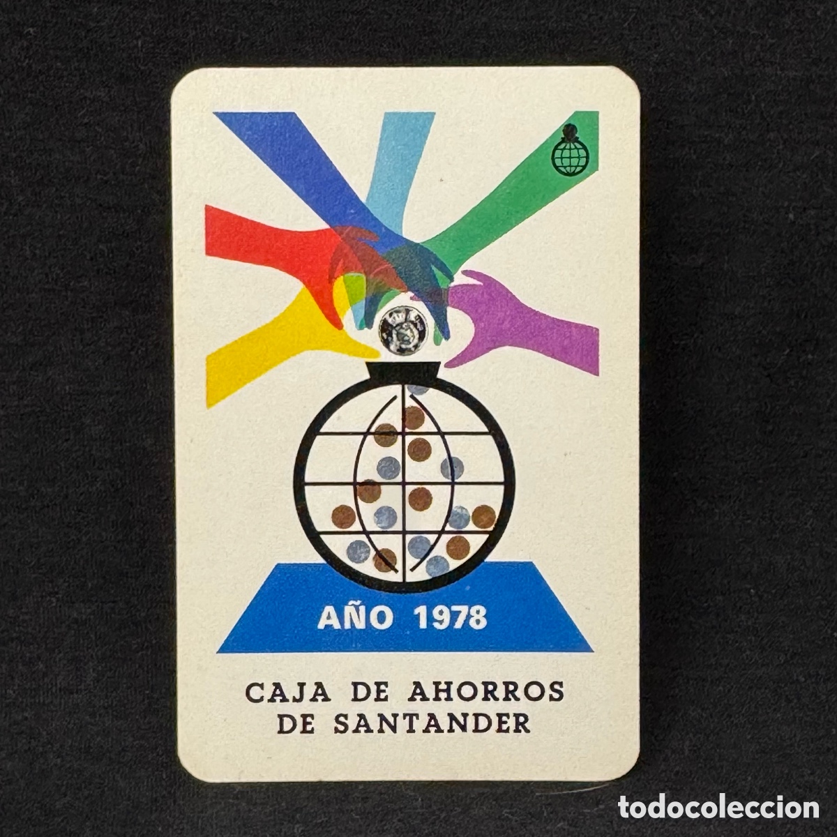 Collectables Calendars: CALENDARIO BOLSILLO FOURNIER 1978 CAJA DE AHORROS DE SANTANDER