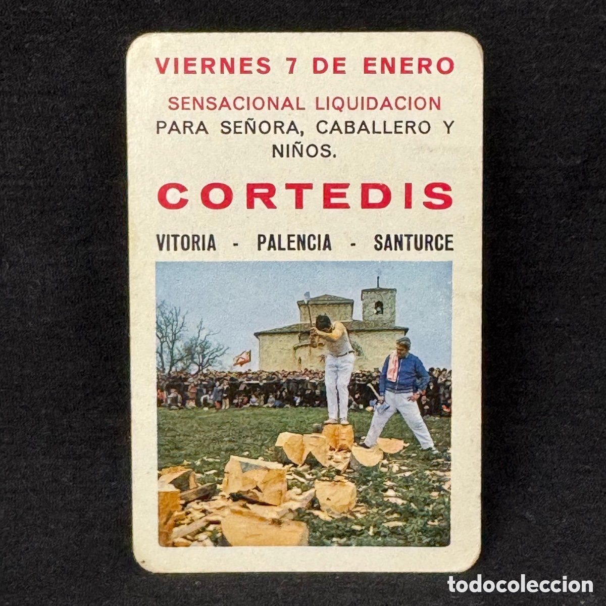 Collectionnisme Calendriers: CALENDARIO BOLSILLO FOURNIER 1977 CORTEDIS VITORIA PALENCIA SANTURCE