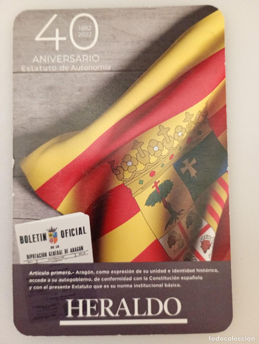 Coleccionismo calendarios: Calendario 2022 Publicidad HERALDO DE ARAG&Oacute;N
