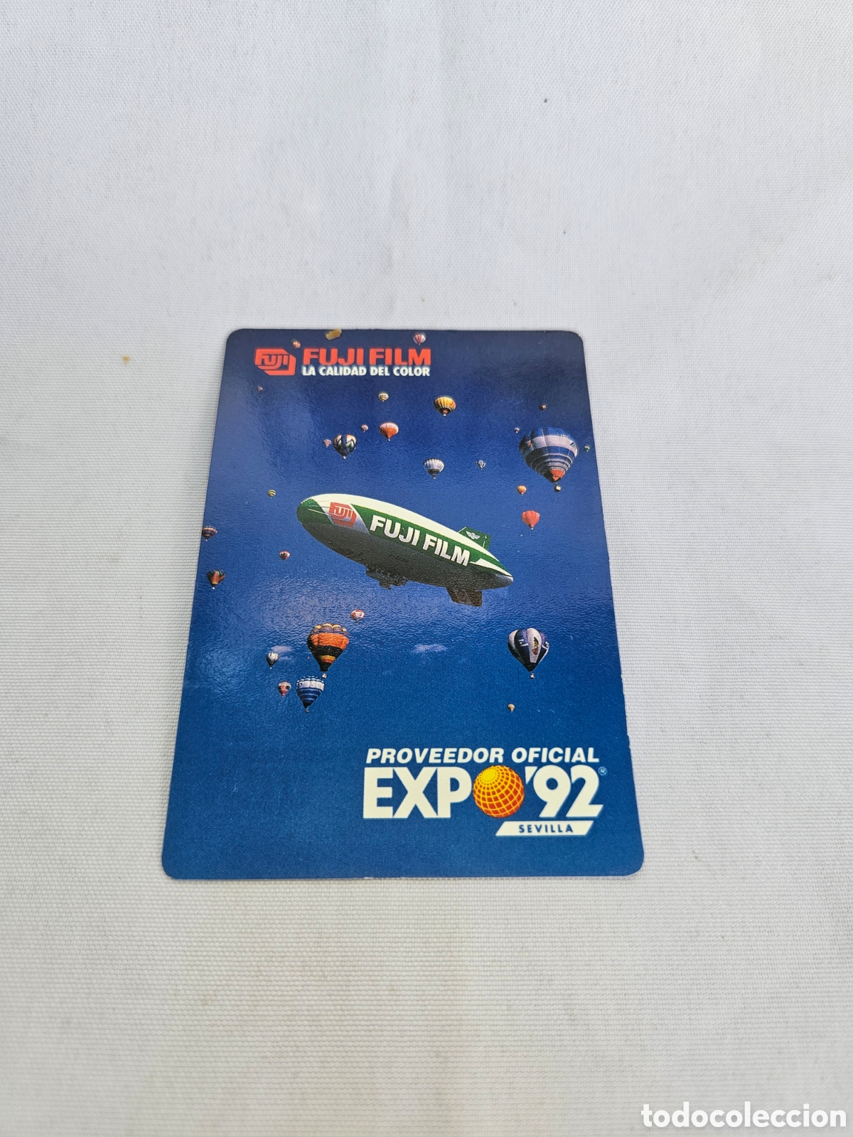 Coleccionismo calendarios: CALENDARIO PUBLICIDAD CAMARAS CARRETES FUJIFILM. EXPO 92 SEVILLA. 1991