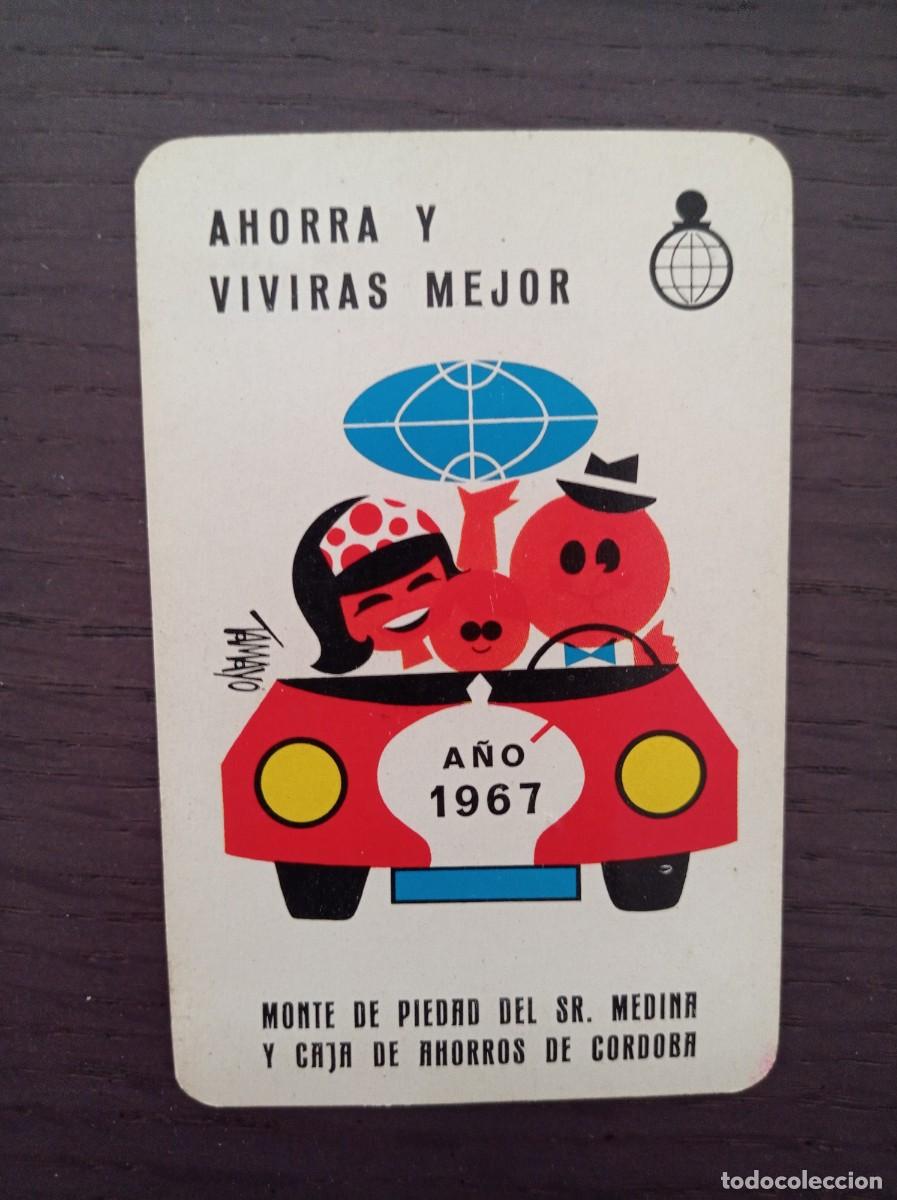 Sammeln von Kalendern: CALENDARIO FOURNIER. MONTE DE PIEDAD DEL SR. MEDINA Y CAJA DE AHORROS DE C&Oacute;RDOBA. A&Ntilde;O 1967