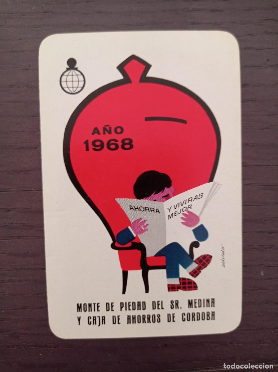 Collezionismo Calendari: CALENDARIO FOURNIER. MONTE DE PIEDAD DEL SR. MEDINA Y CAJA DE AHORROS DE C&Oacute;RDOBA. A&Ntilde;O 1968
