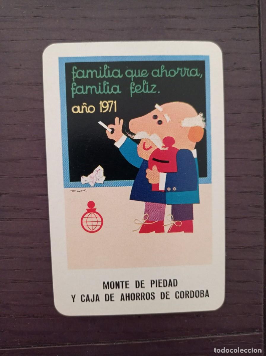 Collectionnisme Calendriers: CALENDARIO FOURNIER. MONTE DE PIEDAD Y CAJA DE AHORROS DE C&Oacute;RDOBA. A&Ntilde;O 1971