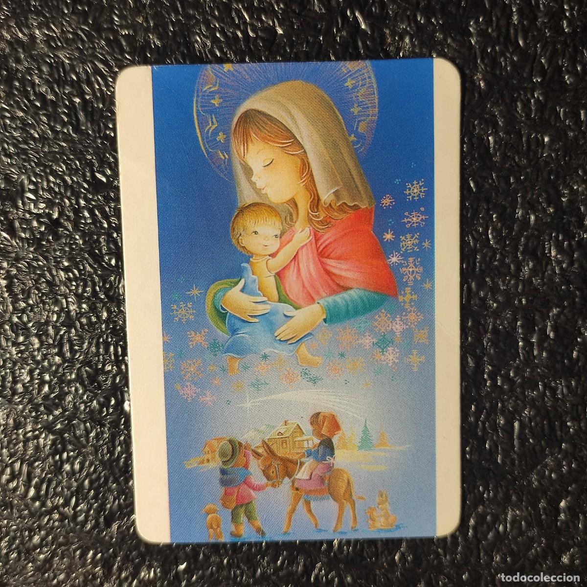 Coleccionismo calendarios: CALENDARIO DE BOLSILLO .VIRGEN CON NI&Ntilde;O 1987 . VINTAGE .Artista Constanza Armengol* DIBUJO**T3