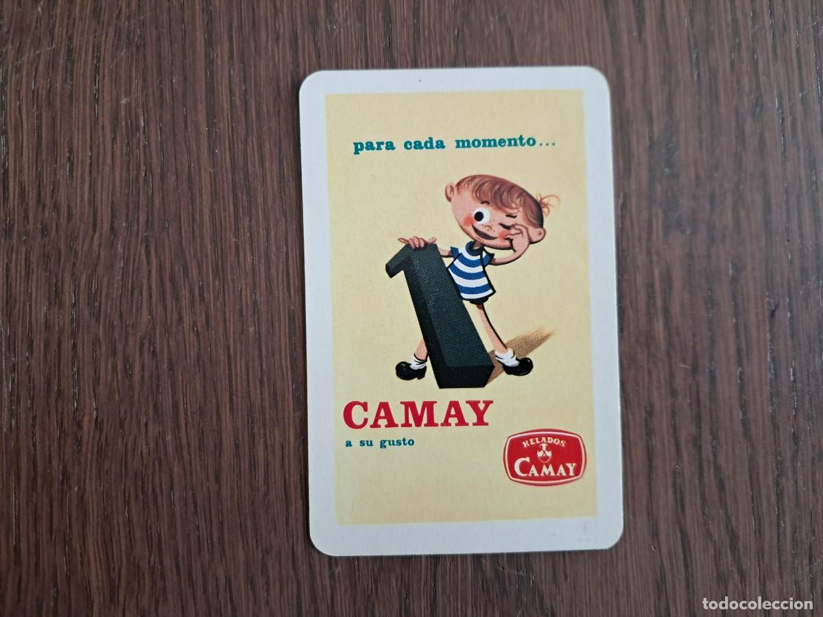 Coleccionismo calendarios: calendario de bolsillo H. Fournier, helados Camay, a&ntilde;o 1963.