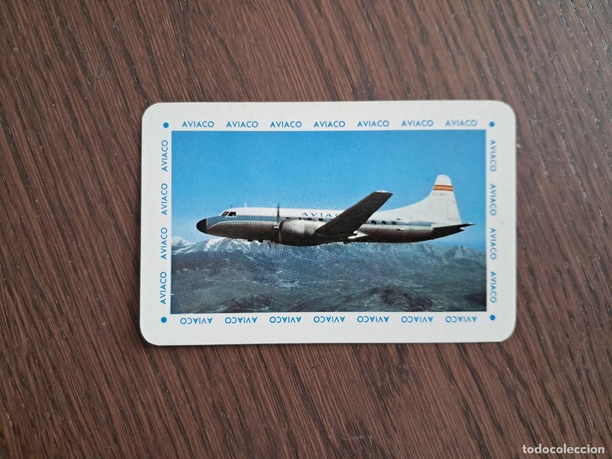 Coleccionismo calendarios: calendario de bolsillo H. Fournier, Aviaco, tansporte a&eacute;reo, a&ntilde;o 1963.