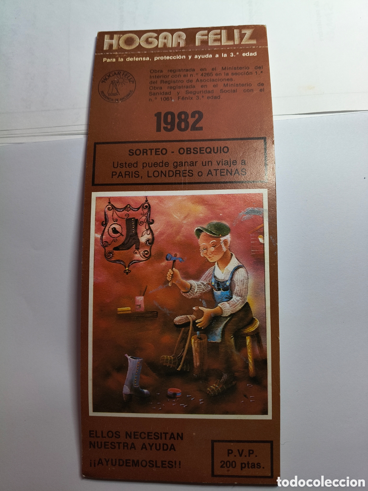 Coleccionismo calendarios: Calendario postales 1982