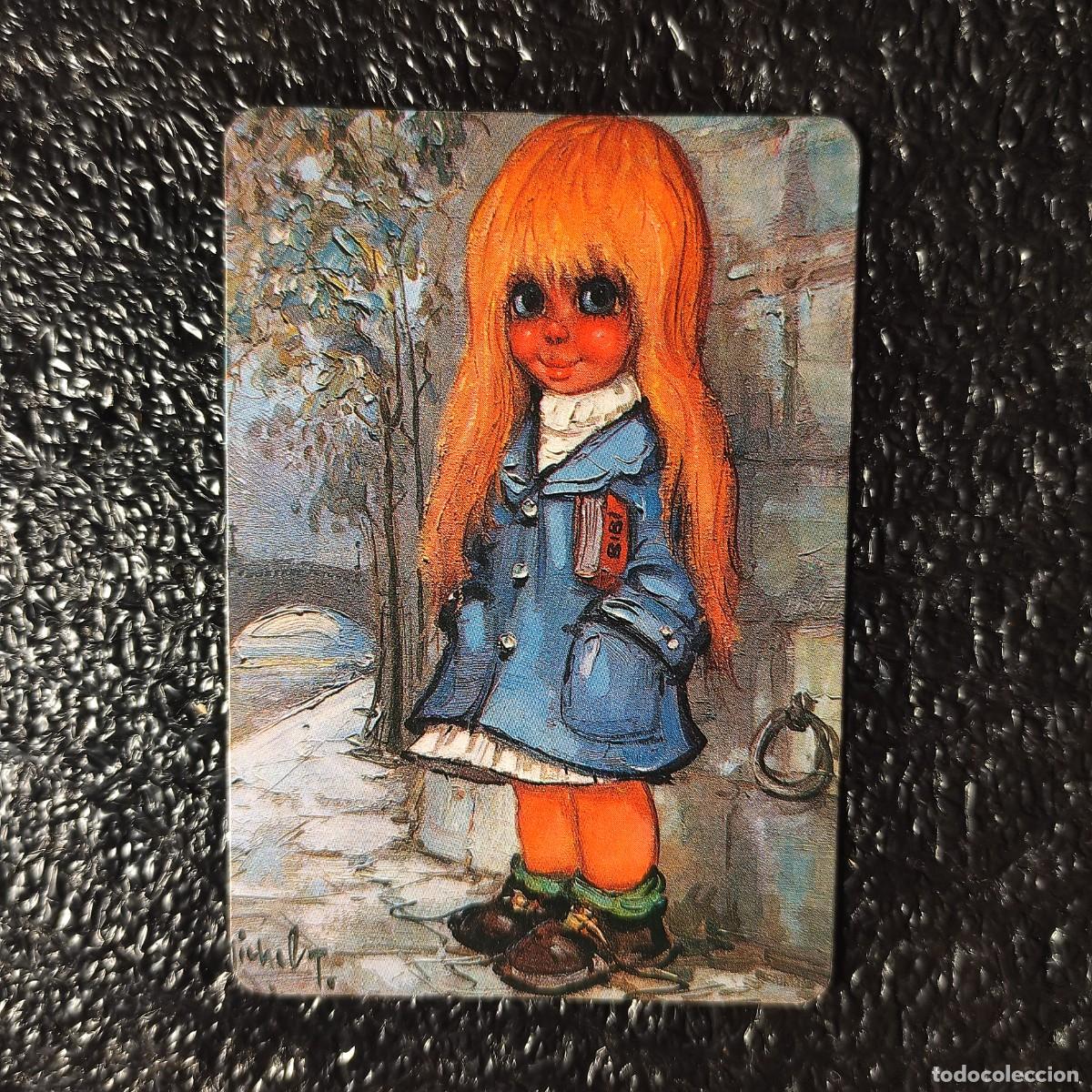 Coleccionismo calendarios: CALENDARIO DE BOLSILLO. DIBUJO INFANTIL . NI&Ntilde;OS CALLEJEROS * Artista . Michel Thomas*1986 * T3