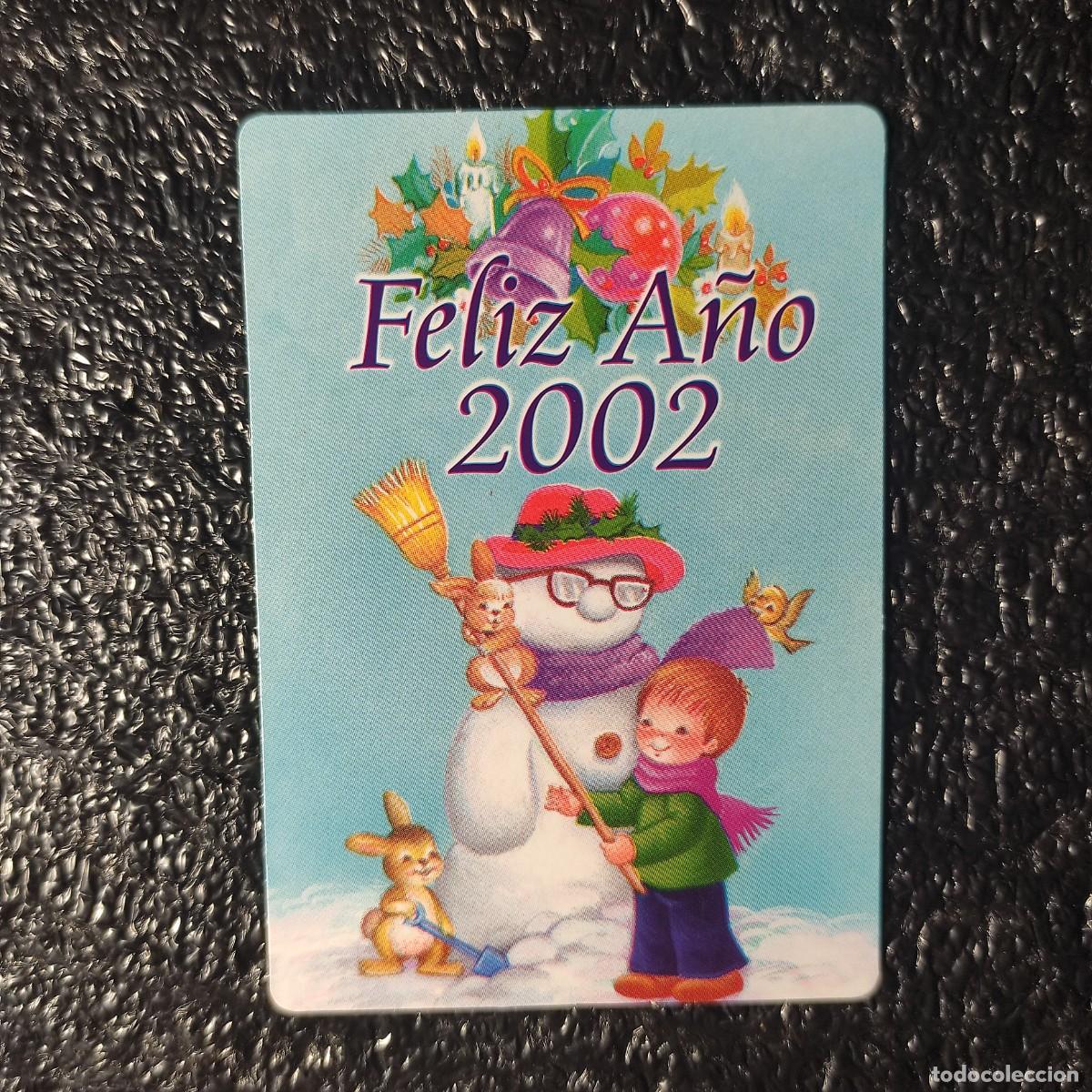 Coleccionismo calendarios: CALENDARIO DE BOLSILLO. DIBUJO INFANTIL NAVIDE&Ntilde;O .2002 ** T3