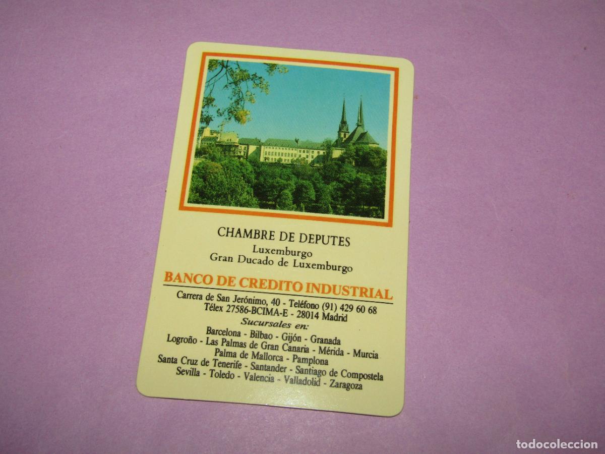 Coleccionismo calendarios: Antiguo Calendario Publicidad del BANCO DE CR&Eacute;DITO INDUSTRIAL del A&ntilde;o 1986