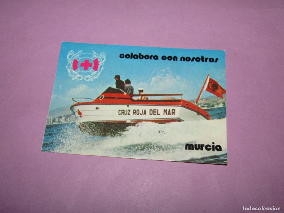 Coleccionismo calendarios: Antiguo Calendario Publicidad de la CRUZ ROJA DEL MAR MURCIA del A&ntilde;o 1981