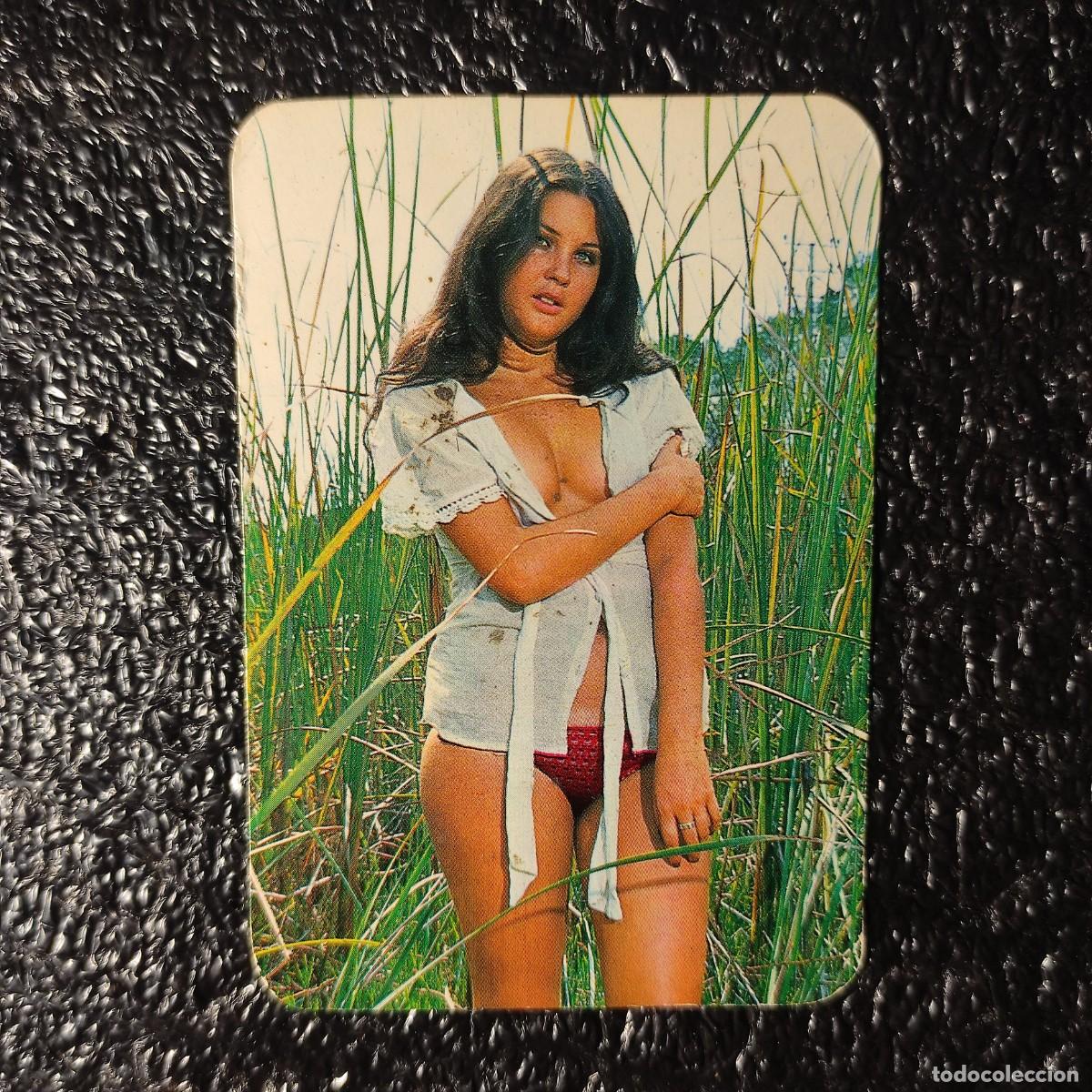 Coleccionismo calendarios: CALENDARIO DE BOLSILLO CHICAS . Adriana Vega 1977 * MUSA DEL DESTAPE DEL CINE * 3/3* T2
