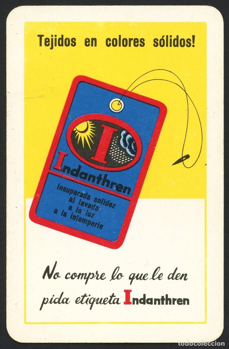 Collezionismo Calendari: CALENDARIO DE BOLSILLO, TEJIDOS INDANTHREN, 1961, H. FOURNIER