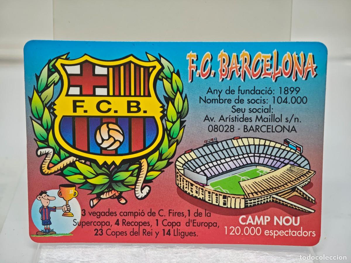 Coleccionismo calendarios: CALENDARIO FC BARCELONA 1999