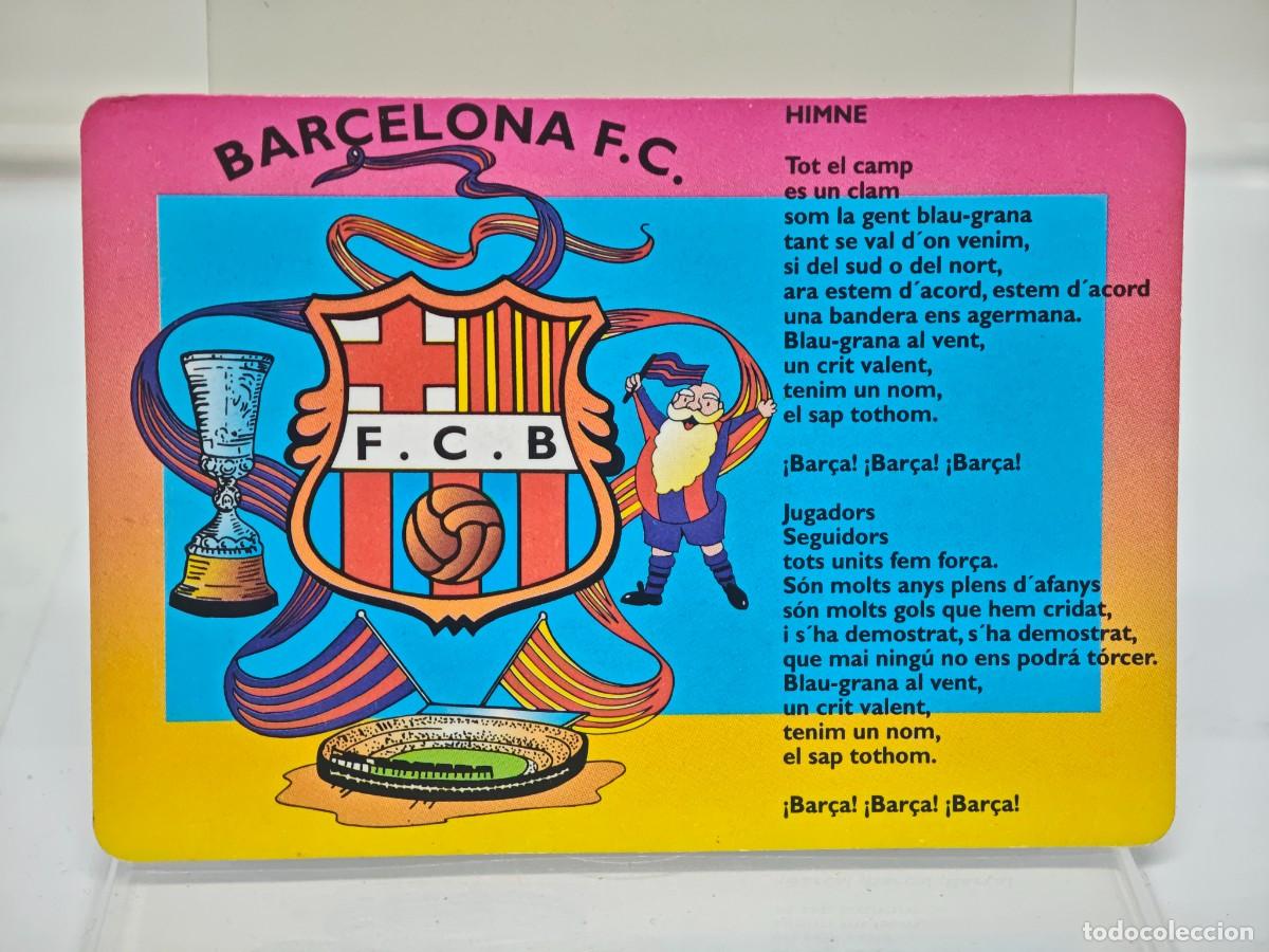 Coleccionismo calendarios: CALENDARIO FC BARCELONA 1996