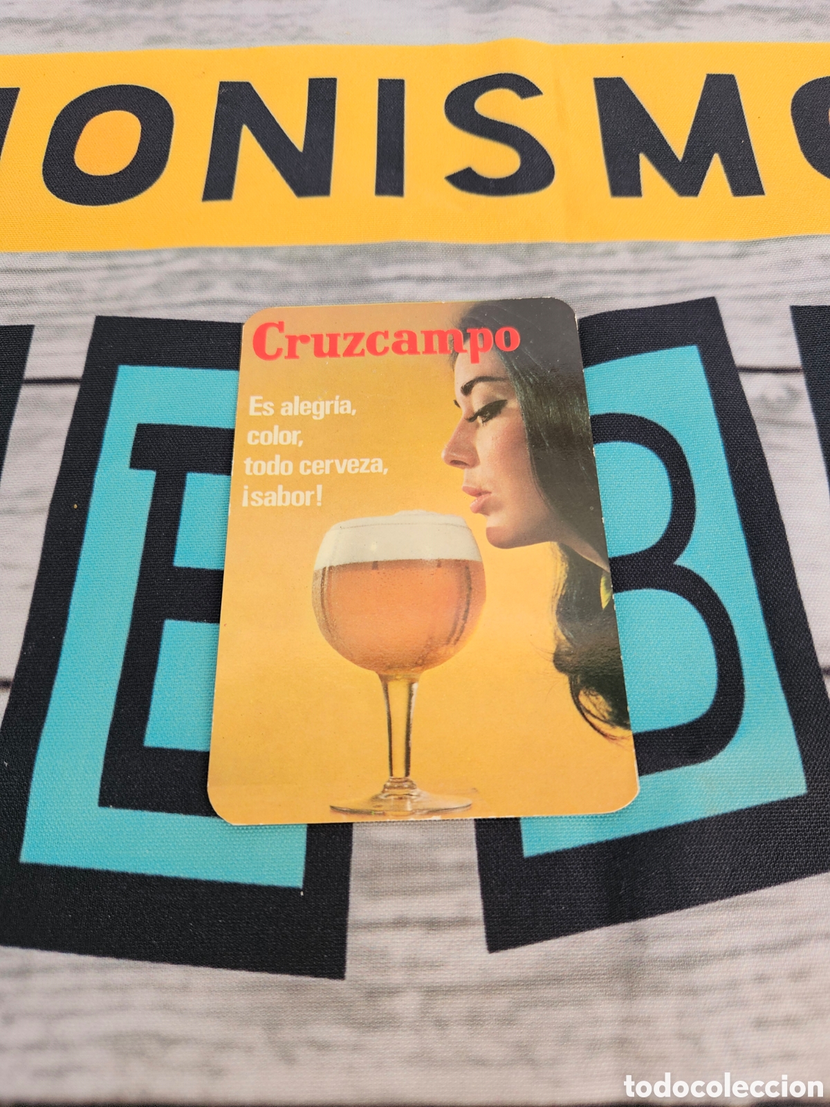 Coleccionismo calendarios: CALENDARIO PUBLICIDAD CERVEZA CRUZCAMPO. ES ALEGRIA, COLOR, TODO CERVEZA, SABOR. 1970