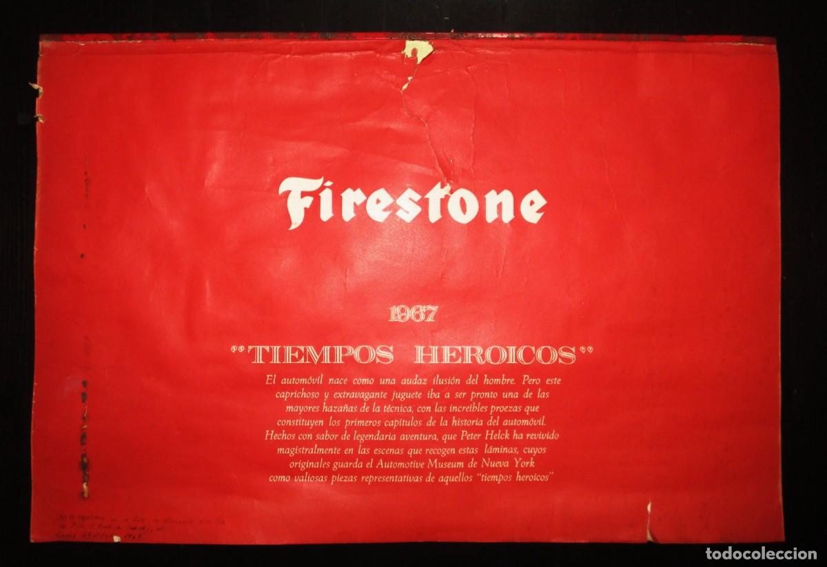 Colecionismo Calend&aacute;rios: CALENDARIO DE PARED FIRESTONE TIEMPOS HEROICOS DE 1967. MIDE 55 X 38 CMS. COMPLETO.