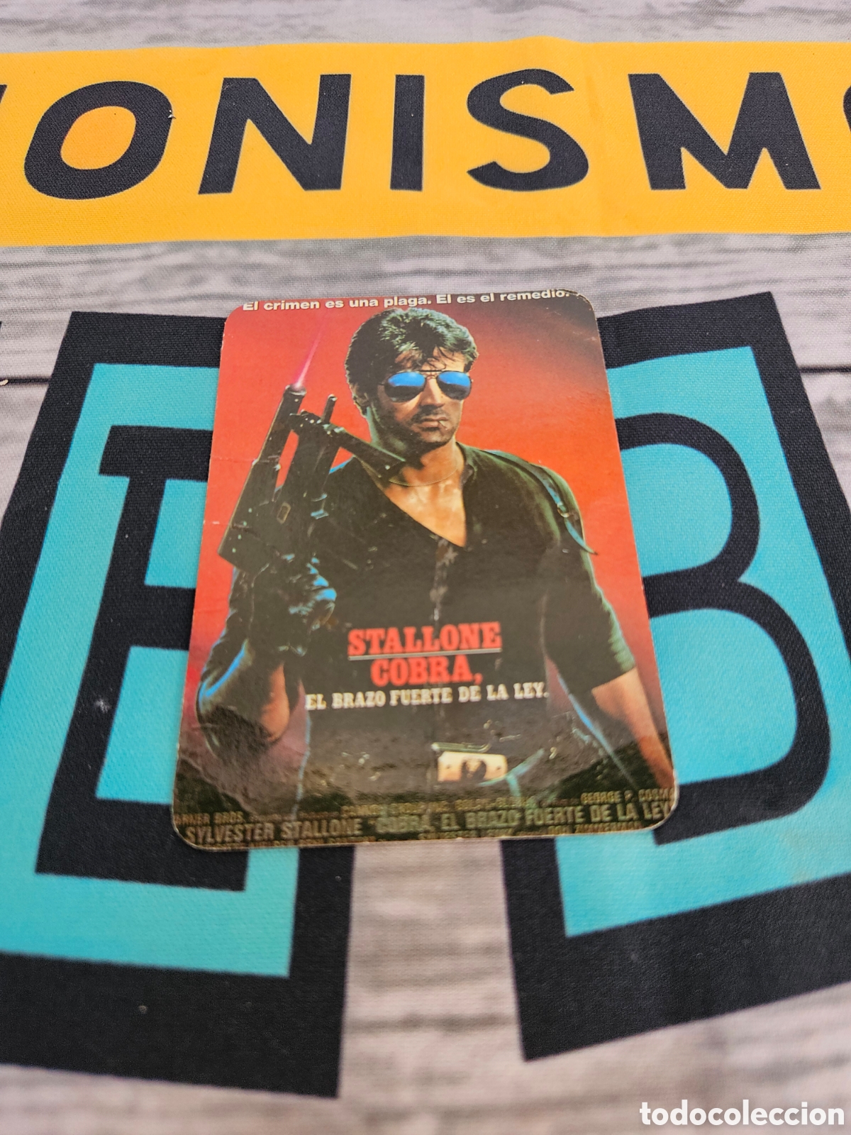 Collectionnisme Calendriers: CALENDARIO PELICULA. COBRA. EL BRAZO FUERTE DE LA LEY. STALLONE. BUTACA VIDEO CLUB. TORREVIEJA. 1991
