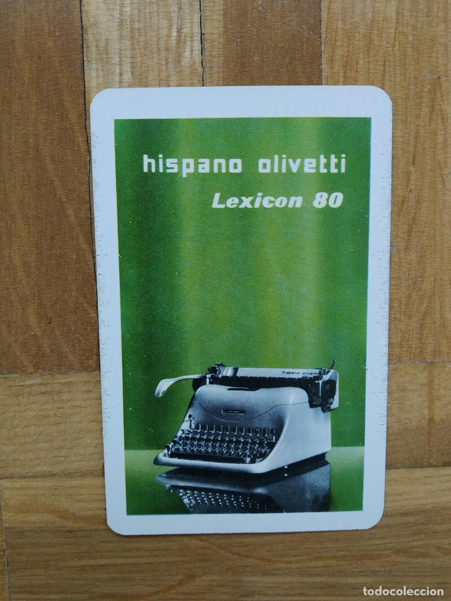 Sammeln von Kalendern: CALENDARIO FOURNIER MAQUINA DE ESCRIBIR HISPANO OLIVETTI A&Ntilde;O 1954 VER FOTOS NUEVO