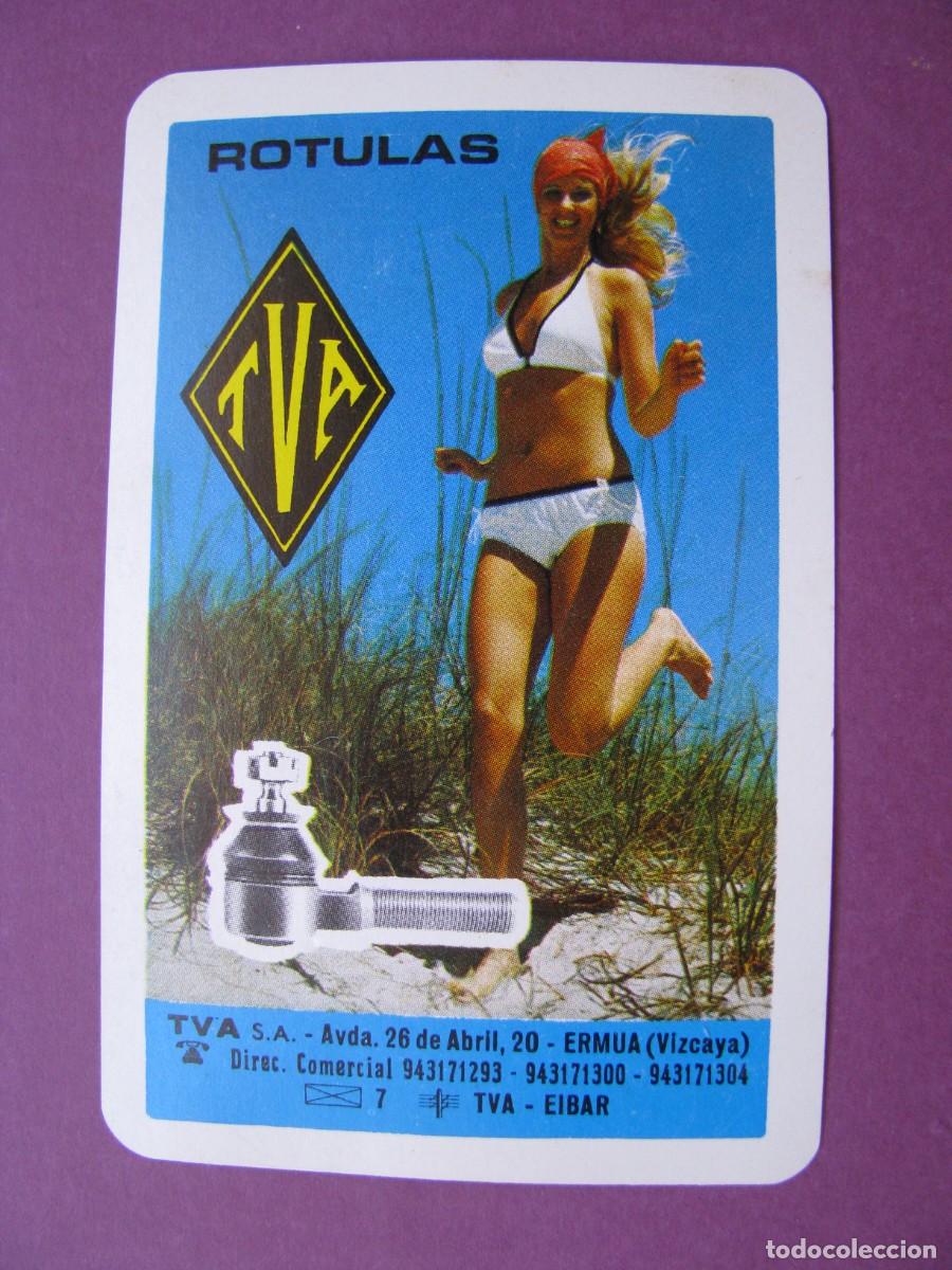 Coleccionismo calendarios: CALENDARIO FOURNIER. ROTULAS TVA 1976. ERMUA (VIZCAYA). EIBAR