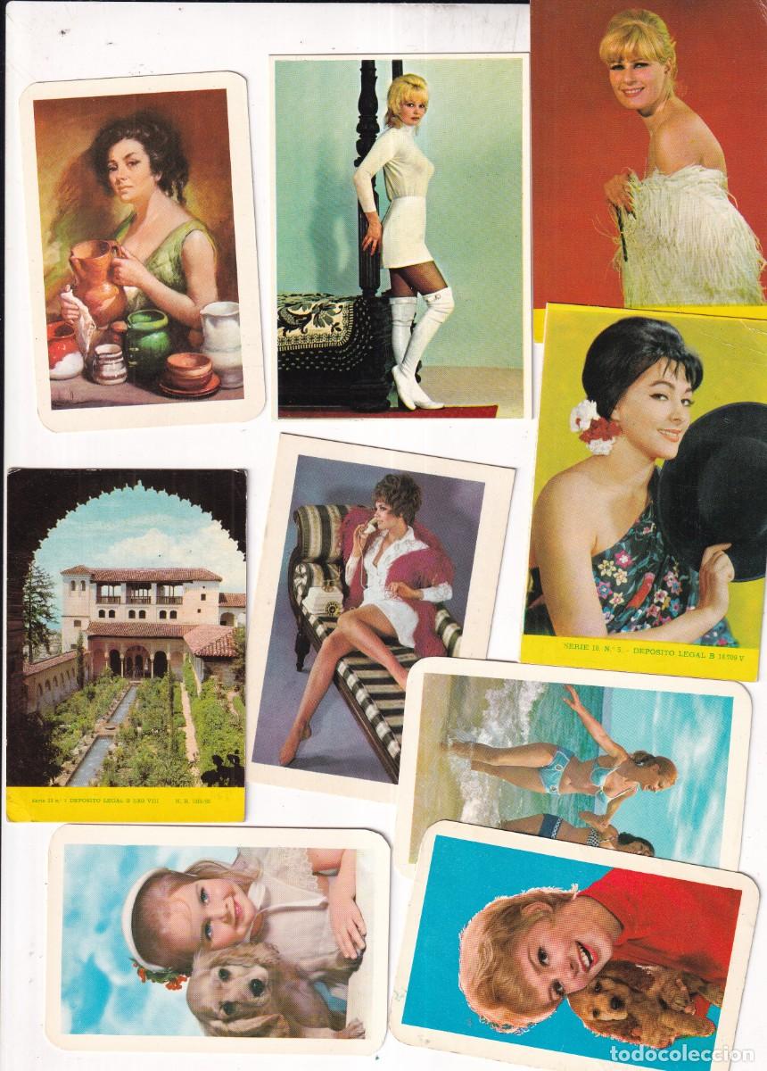 Collezionismo Calendari: 9 calendarios publicidad Almagro Ciudad Real serie 22, 23, 18 chicas, Los Llanos, Mes&oacute;n Sancho ....