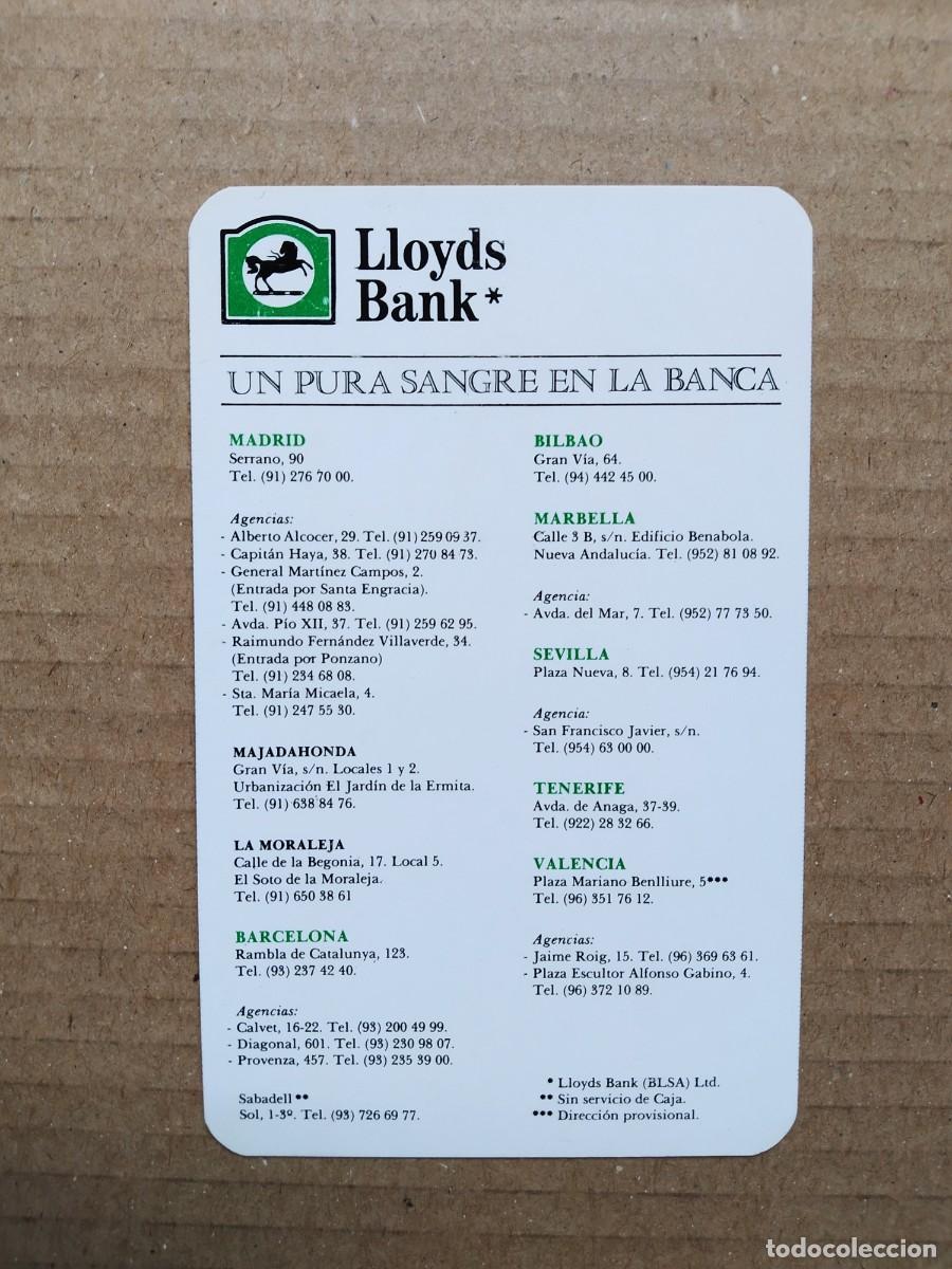 Collectionnisme Calendriers: CALENDARIO DE BANCOS Y CAJAS LLOYDS BANK A&Ntilde;O 1988 VER FOTOS