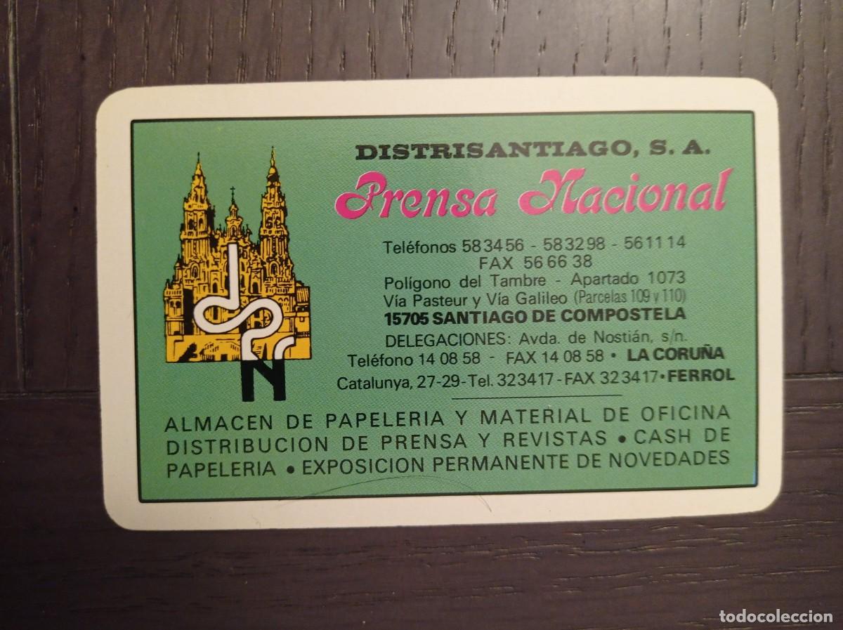 Collectionnisme Calendriers: CALENDARIO FOURNIER. DISTRISANTIAGO. A&Ntilde;O 1994