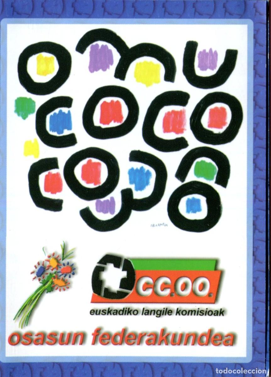 Coleccionismo calendarios: CALENDARIO VASCO POL&Iacute;TICO SINDICATO CC.OO. EUSKADI FEDERACION DE SANIDAD A&Ntilde;O 2003